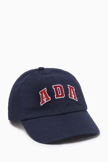 Ada Logo Cap in Cotton-canvas