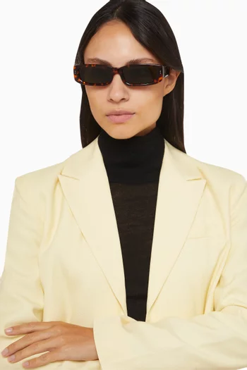 Talita Rectangle Sunglasses in Acetate