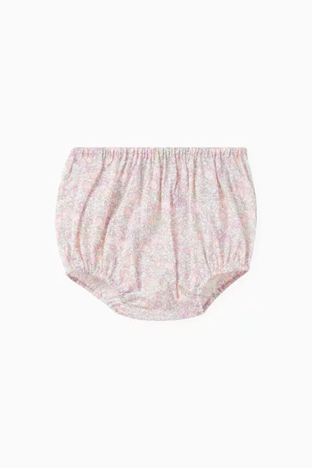 Floral Print Bloomers in Organic Cotton