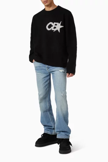 Logo Knit Sweater in Merino-wool