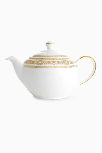 إبريق شاي موزاييك دو بعلبك خزف عظمي صيني فاخر، 1 لتر
