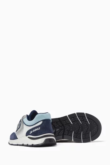 First Steps Sneakers in Mesh & Suede