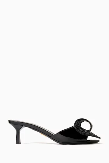 Sandali Slip On 55 Mules in Patent Leather