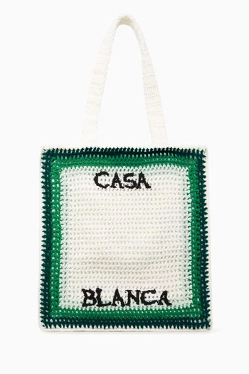Tennis Bag in Crochet Knit