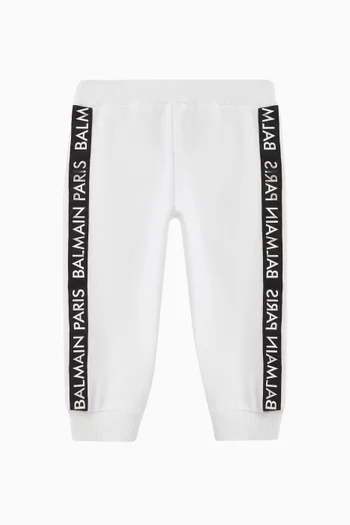 Logo Joggers in Cotton