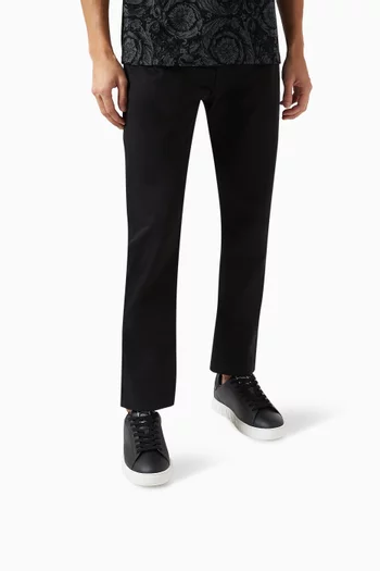 Greca Sneakers in Leather