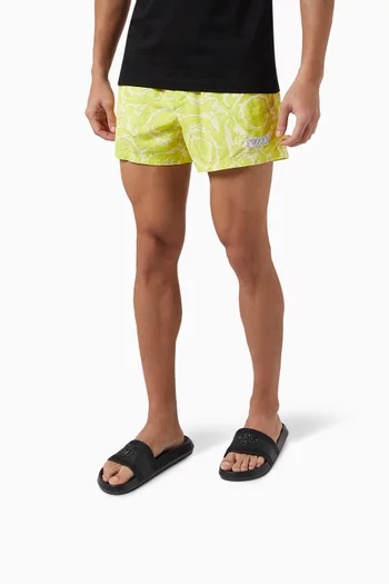 Medusa Palazzo Slides in Rubber