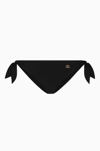 Logo Bikini Briefs in Polyamide