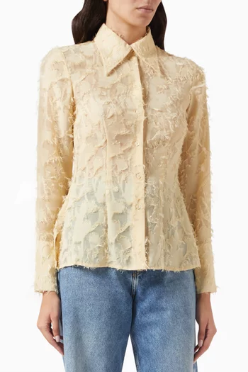 Forty Textured Shirt in Lace