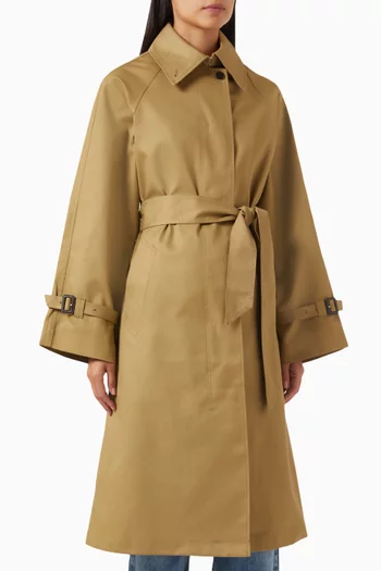 Percey Trench Coat in Cotton