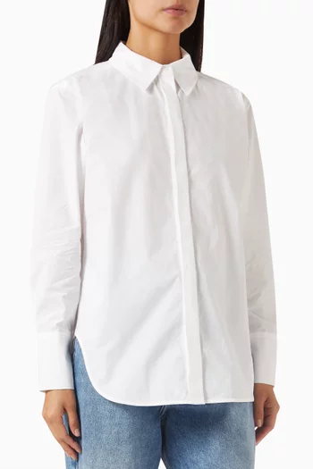 Christiane Oversized Shirt in Cotton-poplin