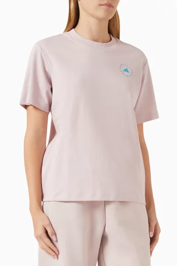 x Stella McCartney Sportswear T-shirt in Organic Cotton-blend