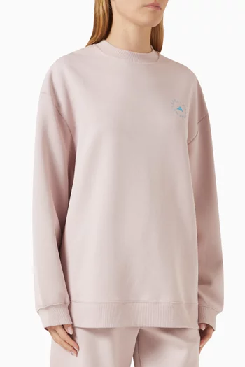 x Stella McCartney Sportswear Sweatshirt in Organic Cotton-blend