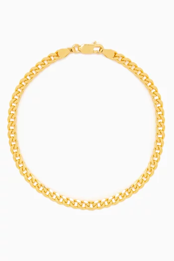 Terra Chunky Anklet in 18kt Gold-plated Silver