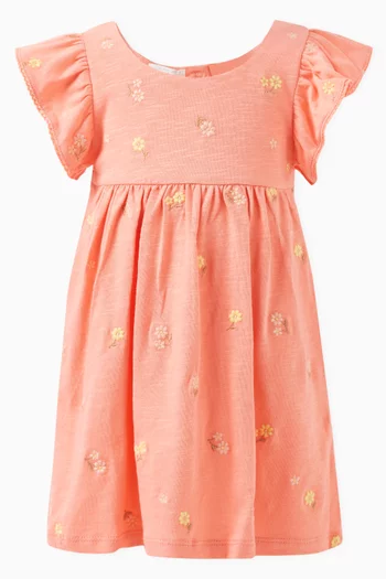 Floral Dress in Organic Cotton