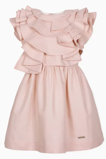 Glissage Dress in Cotton-hemp Blend