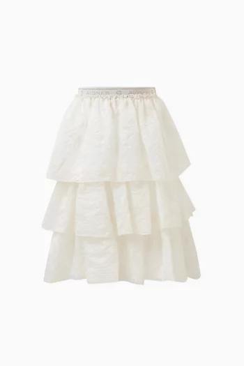 Three Tiered Skirt in Voile