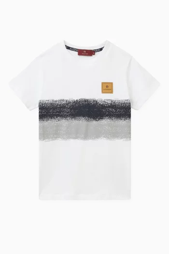 Colour Paint Design T-Shirt in Cotton