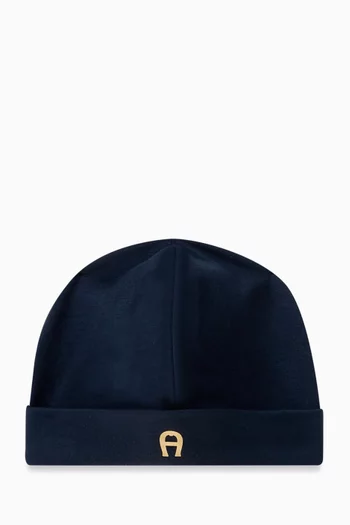 Logo Cap in Stretch Pima Cotton