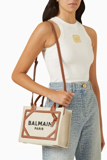 Small B-Army Shopper Bag in Canvas