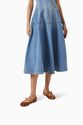 حذاء باليرينا آيراتي شعر مهر وجلد بقر