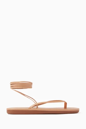 Sahara Flip-flop Sandals in Nappa Leather