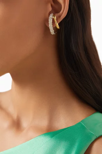 Mini Harmonia Earrings in Sterling Silver & 18kt Gold-plated Silver