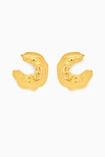 Pacaya Earrings in 18kt Gold-plated Brass