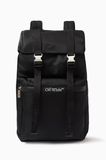 Outdoor Flap Backpack in Nylon