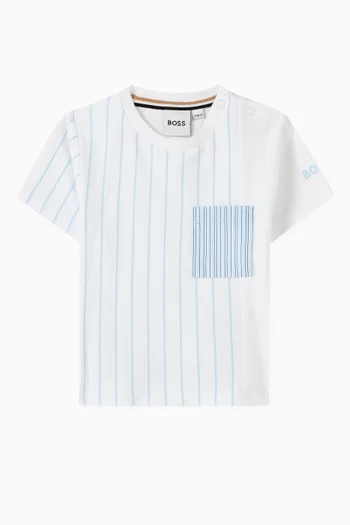 Striped T-shirt in Cotton