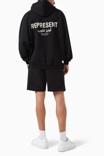 Owners Club Logo Hoodie in Loopback Jersey