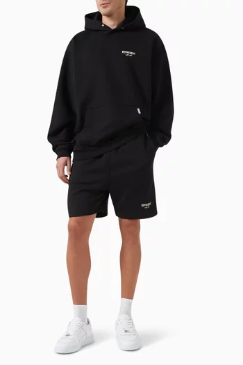 Owners Club Logo Sweatshorts in Loopback Cotton