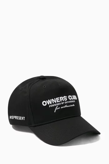 Owners Club Snapback Cap in Cotton