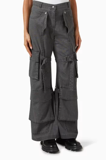Cargo Pants in Cotton-canvas