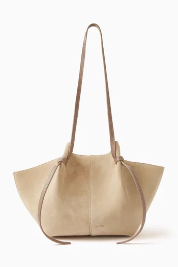 Small Mochi Tote Bag in Suede