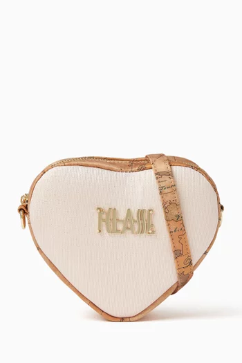 Logo Heart Bag in Cotton
