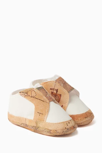 Geo Classic Baby Shoes in Textile