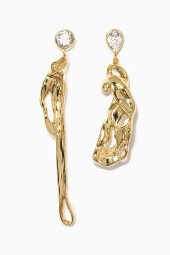 Dreams of Mercury Earrings in 18kt Gold Vermeil