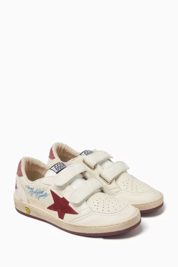 Ballstar Sneakers in Nappa Leather & Suede