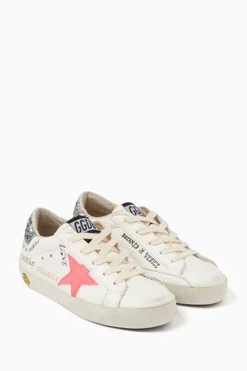 Super Star Journey-print Sneakers in Leather