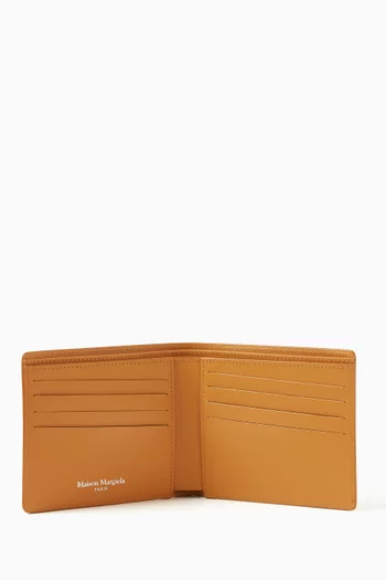 Four Stitches Card Holder in Grainy Leather