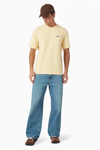 Grosgrain Logo T-shirt in Cotton