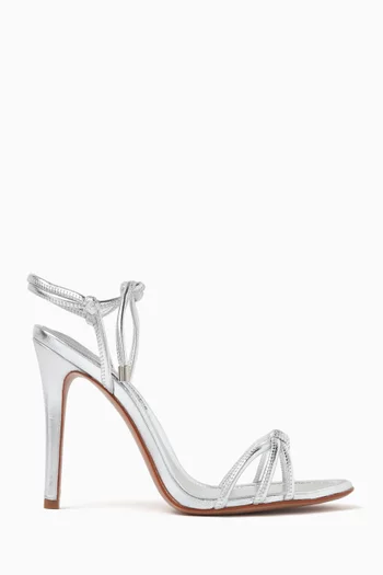 Kate 105 Sandals in Metallic-leather