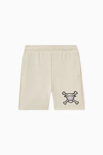 x One Piece Sweat Shorts in Cotton Blend