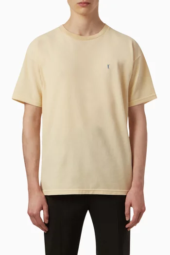 Cassandre T-shirt in Cotton Blend Piqué