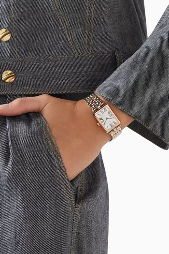 Classics Art Décó Carrée Quartz Stainless Steel Watch, 28mm