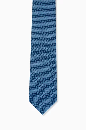 ربطة عنق منسوجة بنقشة حلية جانشيني حرير جاكار