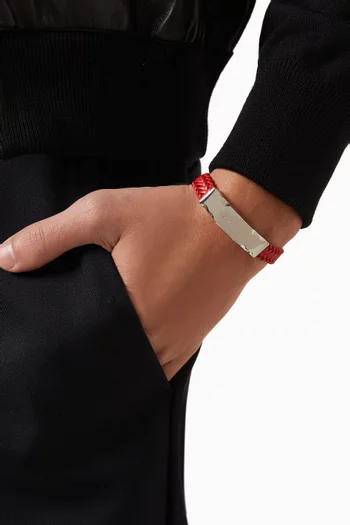 Braided Bracelet in Leather