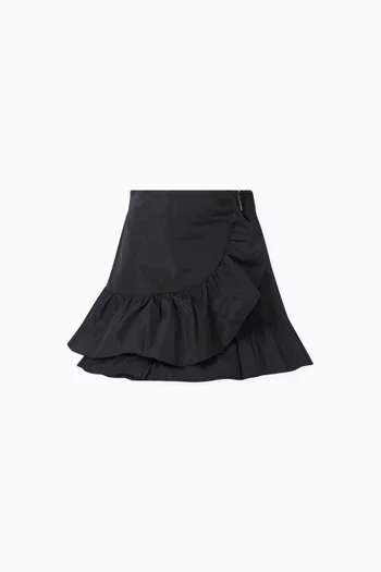 Ruffled Skirt in Taffeta