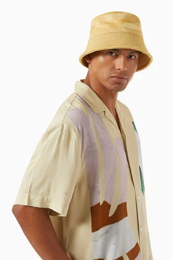 Le Bob Sperone Bucket Hat in Pony-hair